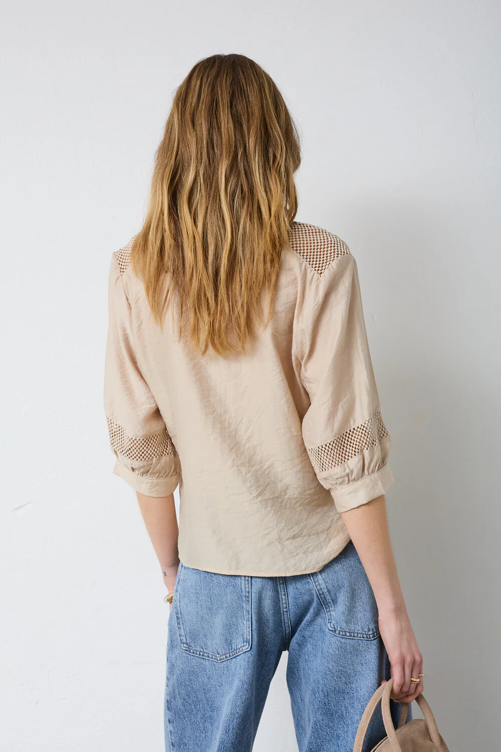 Gwenda SS Blouse 45084 | Mink | Top fra Co'couture - Image 5