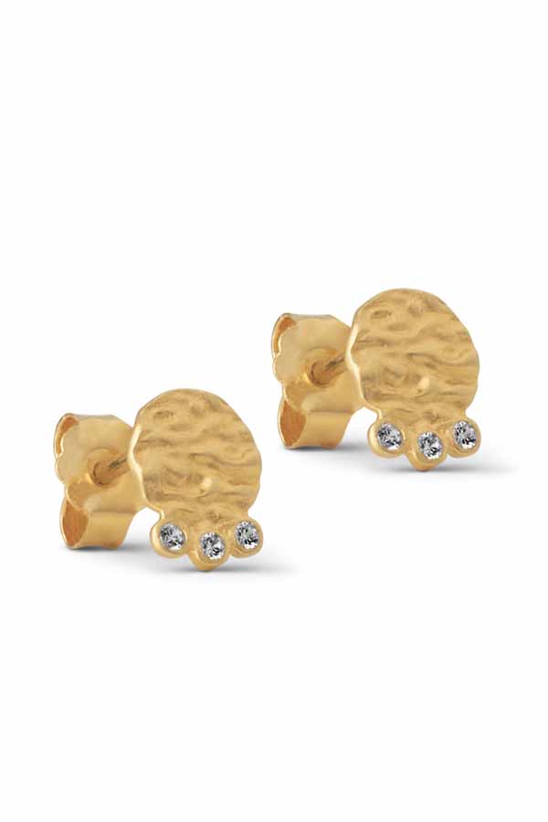 Hammered coin stud | Ørestikkere fra Enamel