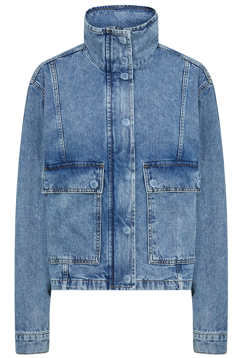 Hanni Jacket | Blå | Jakke fra French Laundry - Image 2