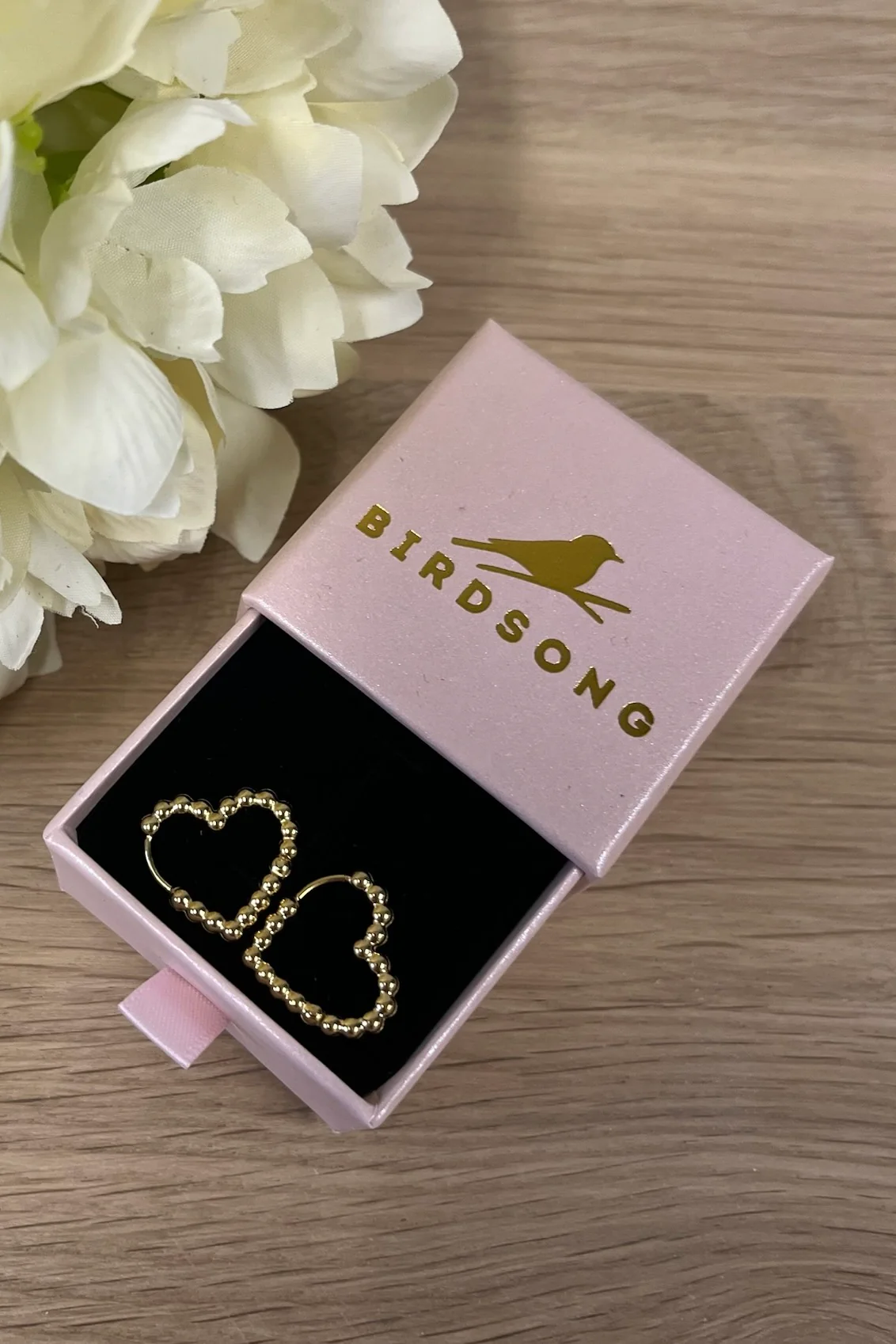 Heart Bubble Earring | Forgyldt | Øreringe fra Birdsong - Image 2