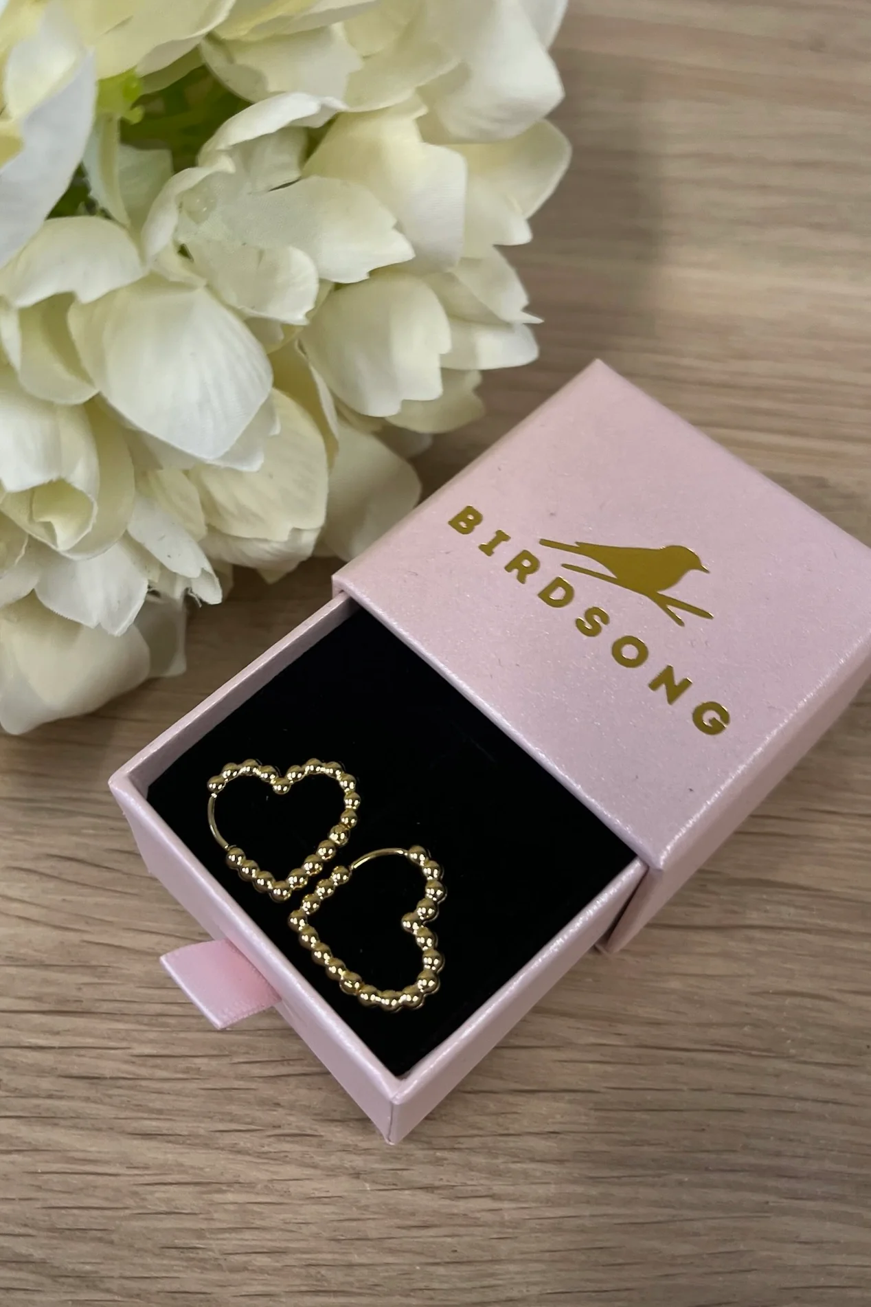 Heart Bubble Earring | Forgyldt | Øreringe fra Birdsong - Image 4