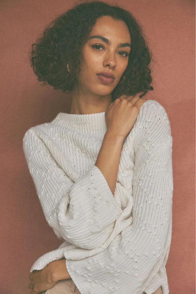 Helmi knit 54417 | Off White | Strik fra Gustav - Image 2