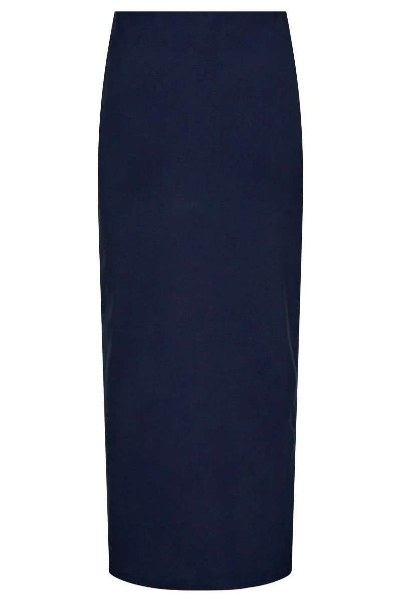 Henne Long Skirt | Navy | Nederdel fra Liberté