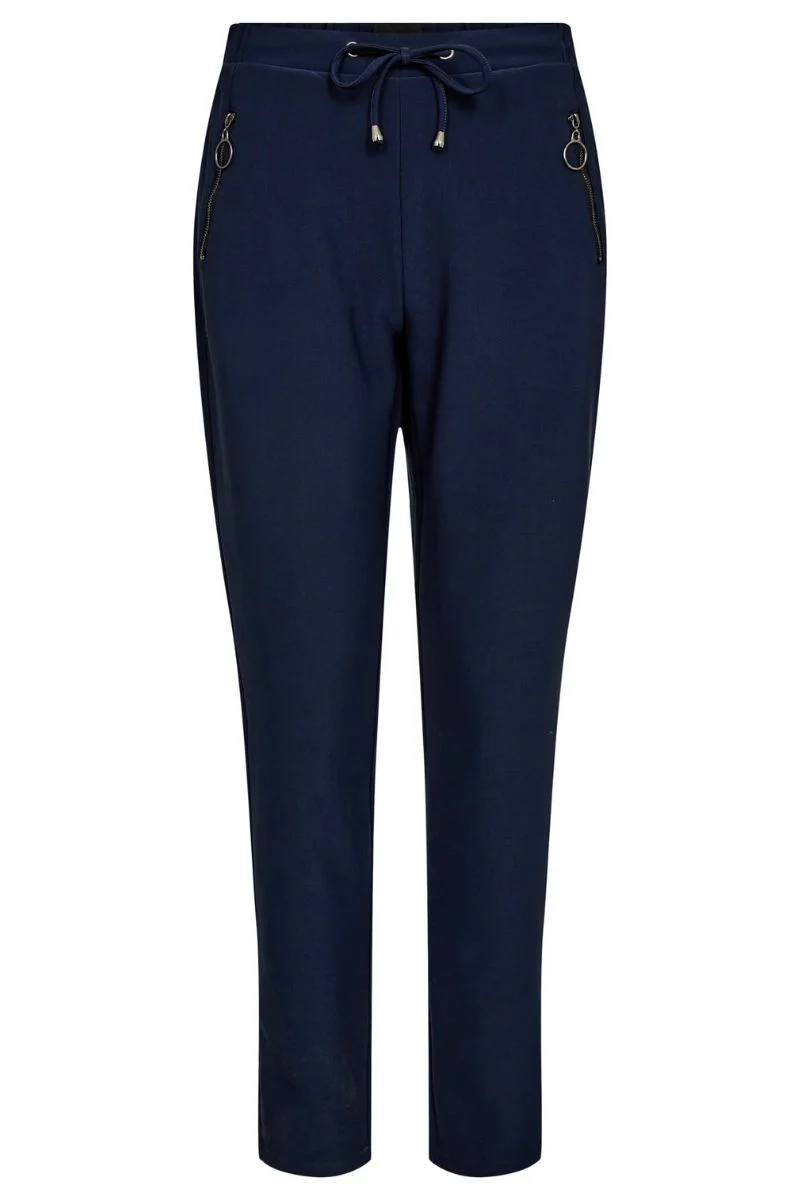 Henne Zip Pants | Dark Navy | Bukser fra Liberté