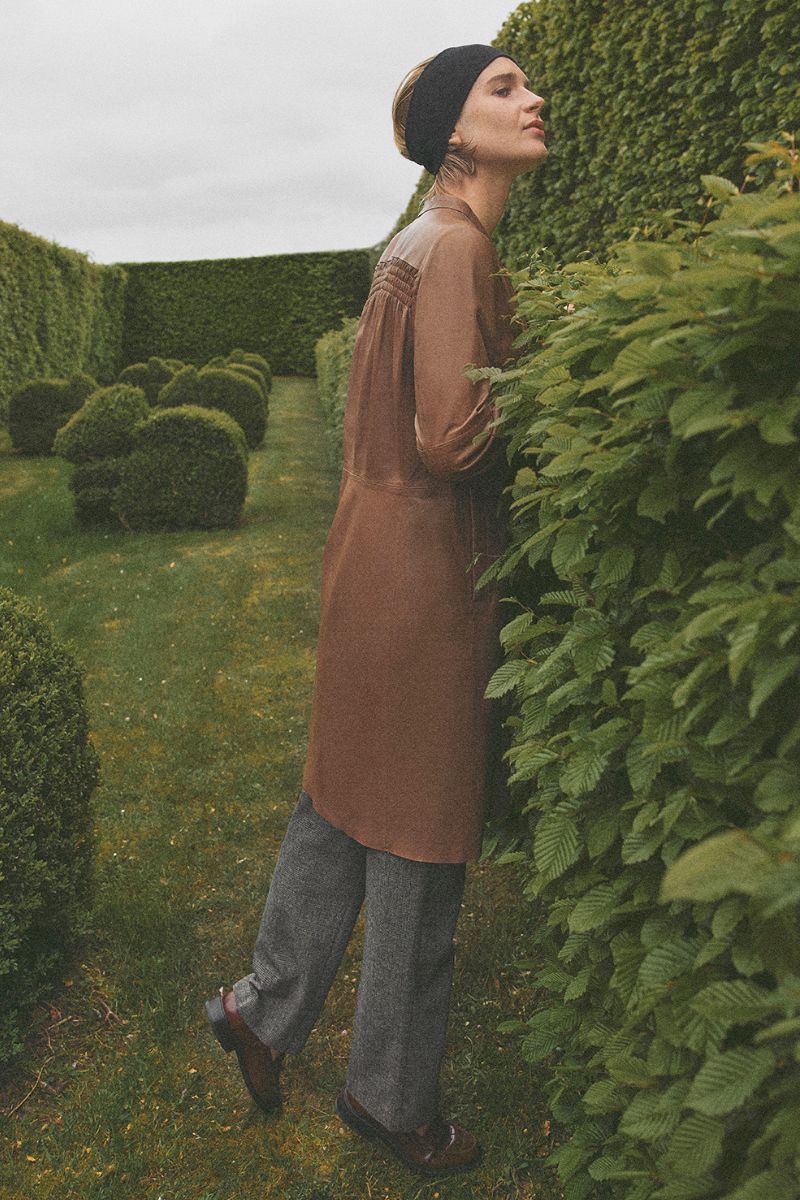 Henryka, knee leather dress | Raw Hide | Kjole fra Gustav - Image 7