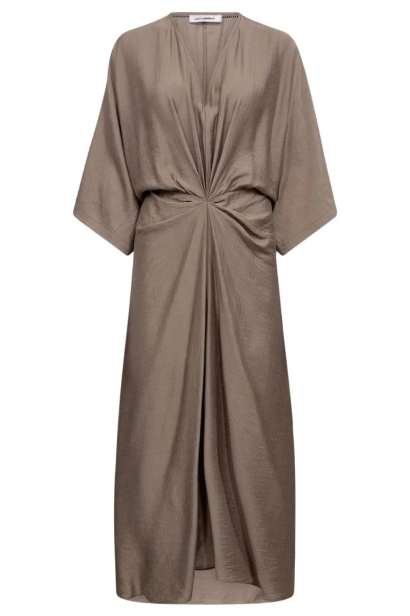 Hera Knot Dress 36498 | Walnut | Kjole fra Co'couture - Image 2