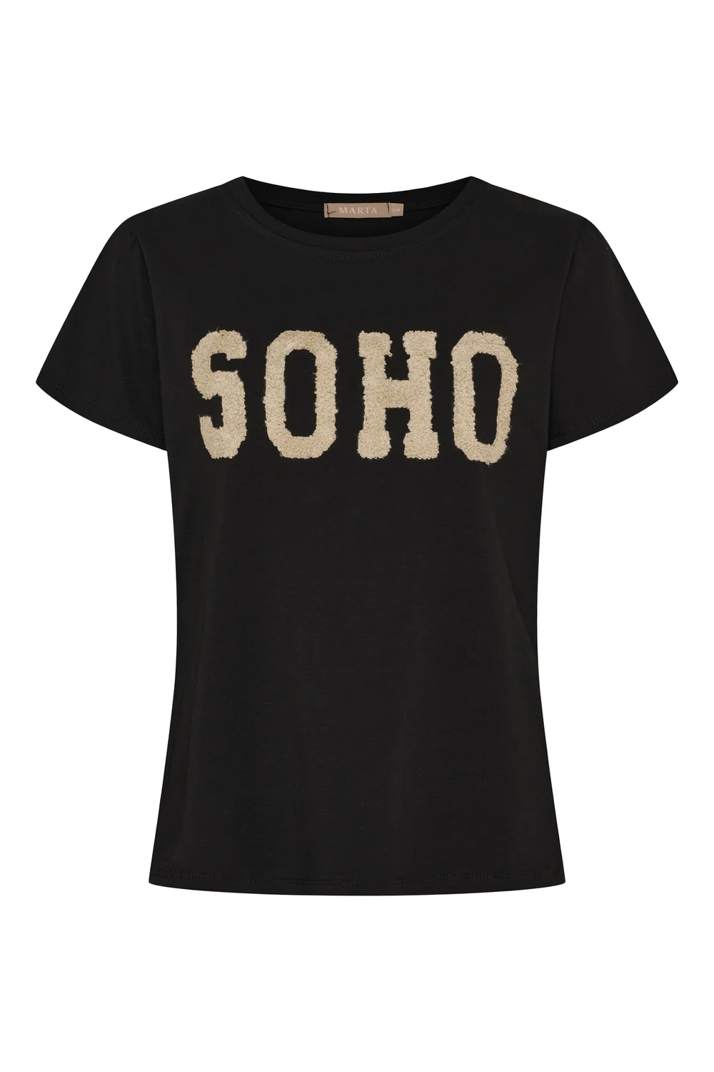 Herdis Tee | Black/Beige | T-shirt fra Marta du Chateau
