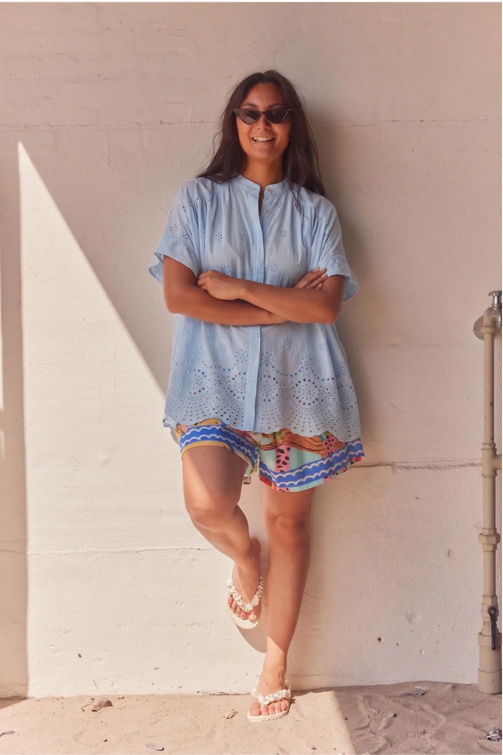 Hevea Tunic | Blå | Skjorte fra Atelier C - Image 6
