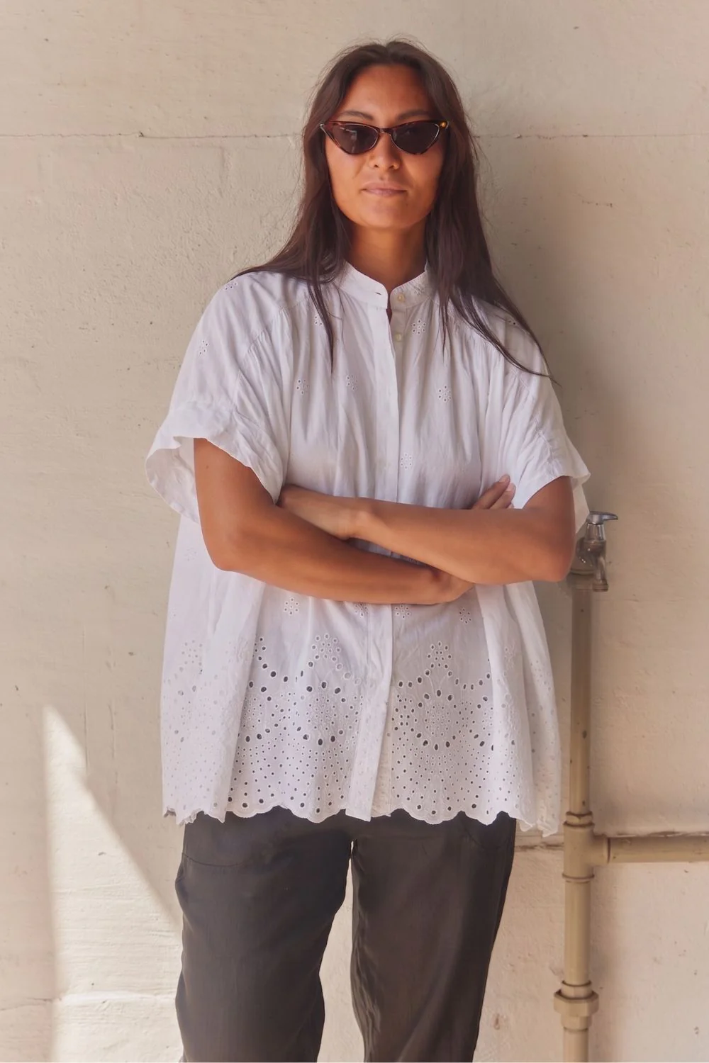 Hevea Tunic | Hvid | Skjorte fra Atelier C