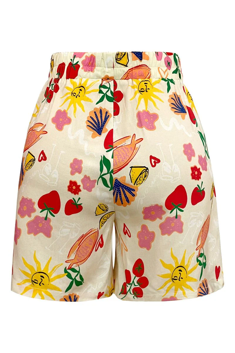 Hilma Shorts | Ivory Summer | Shorts fra Liberté - Image 3