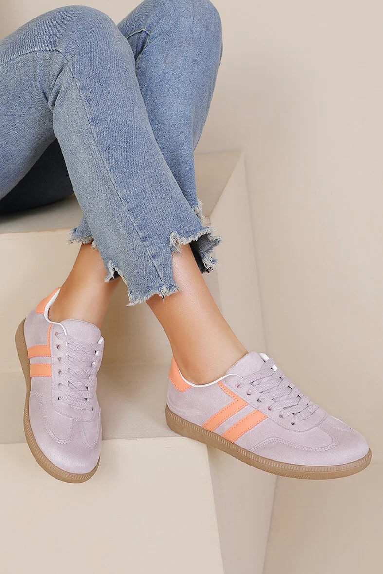 Holly Sneakers | Purple | Sneakers fra Lazy Bear