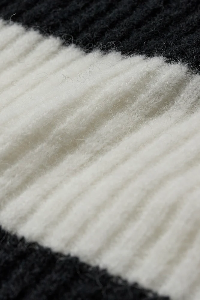 Ibra Pullover 204535 | Black W. Jet Stream | Strik fra Copenhagen Muse - Image 4