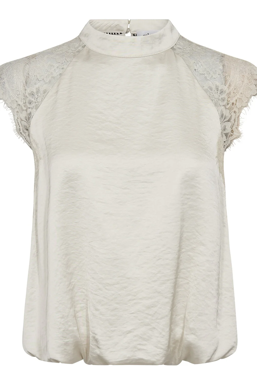 Idun Lace Ballon Top 45185 | Off white | Top fra Co'couture - Image 2