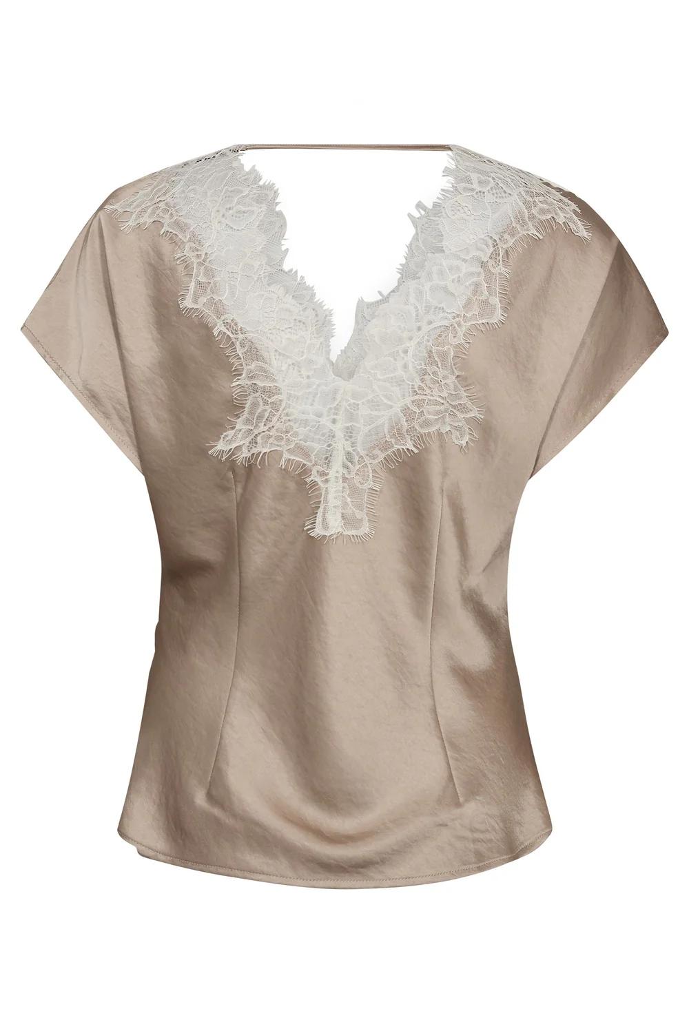 Idun Lace SS Blouse 45167 | Bisquit | Top fra Co'couture - Image 4