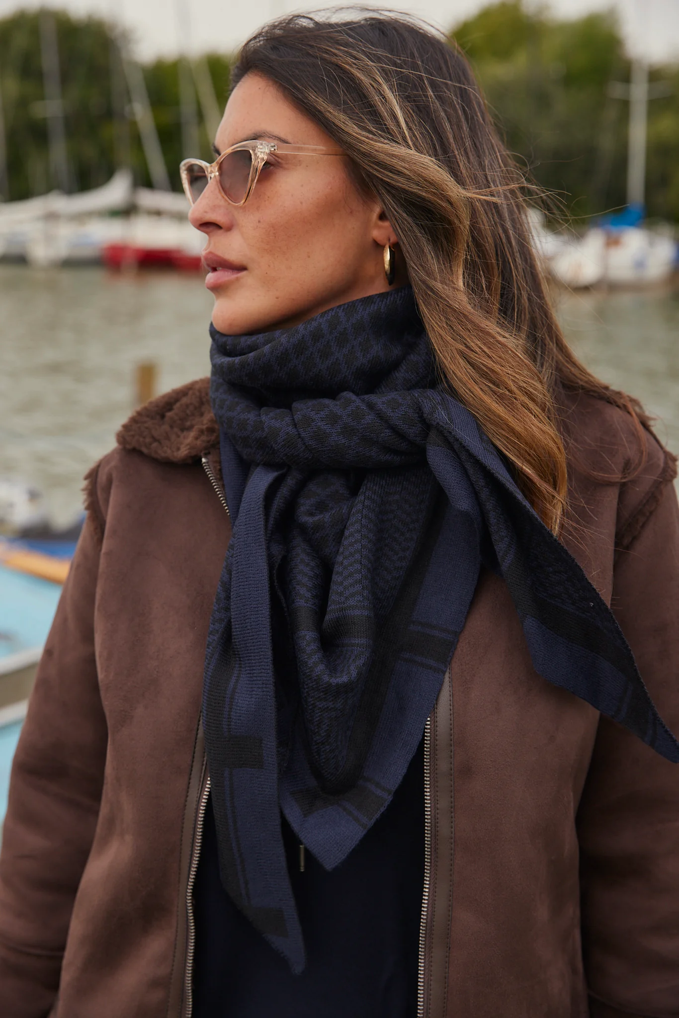 Imperial | Navy Combi | Tørklæde fra French Laundry - Image 2