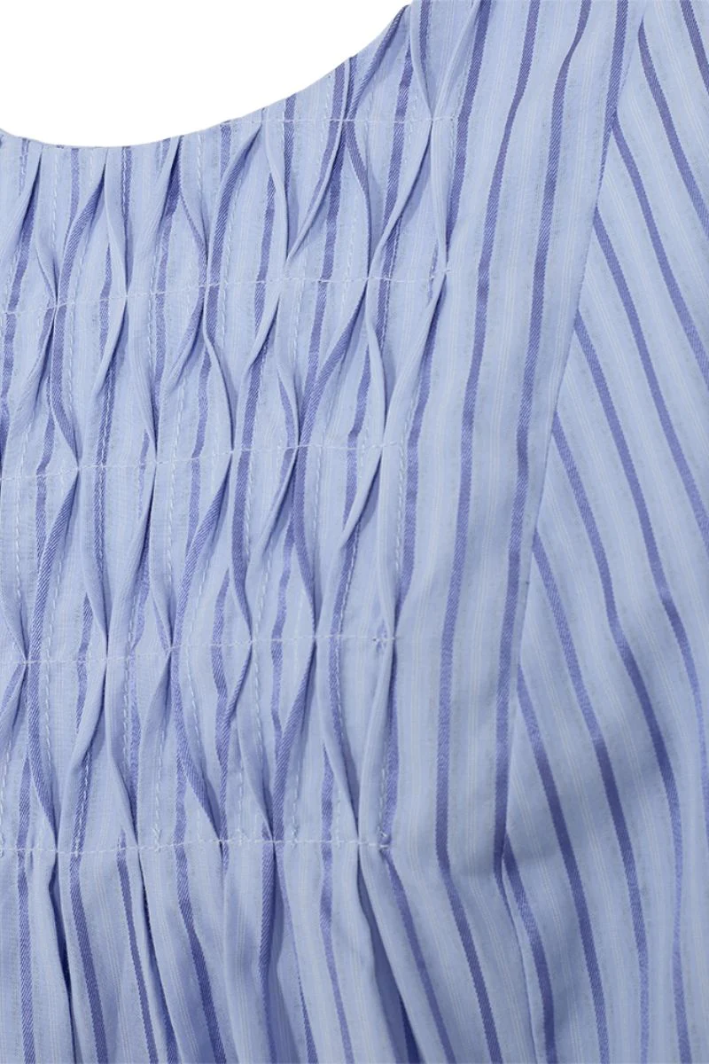Isa Blouse 205452 | Chambray Blue | Bluse fra Freequent - Image 3