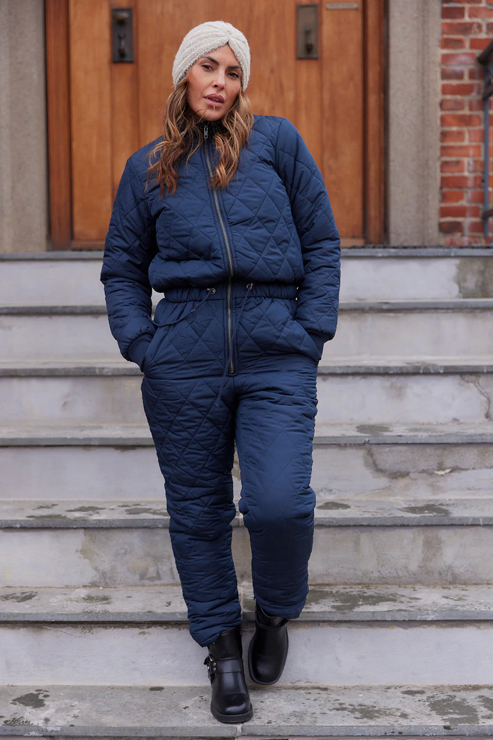 Isola Teddy Jumpsuit | Blå | Termodragt fra French Laundry