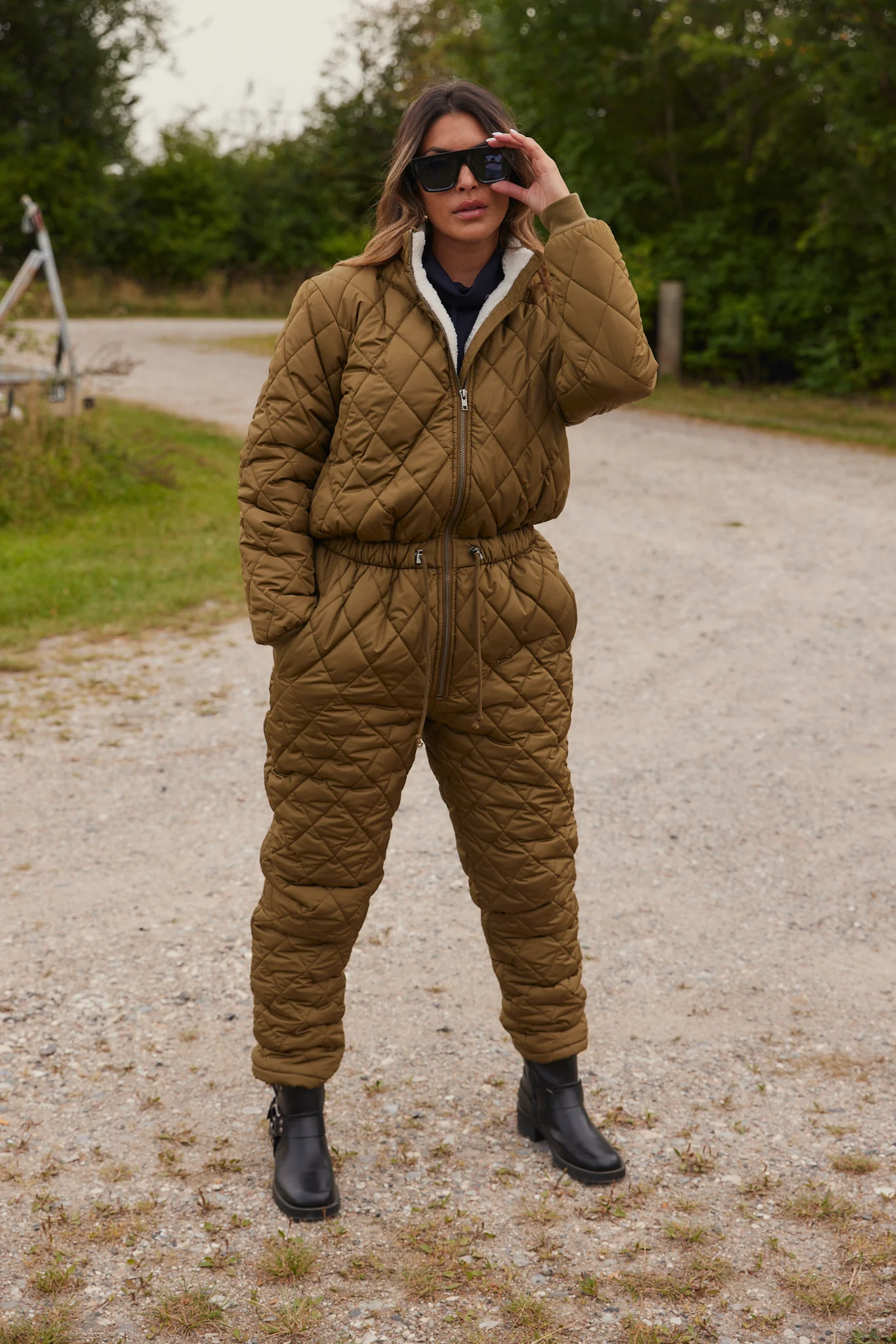 Isola Teddy Jumpsuit | Mørkegrøn | Termodragt fra French Laundry - Image 4