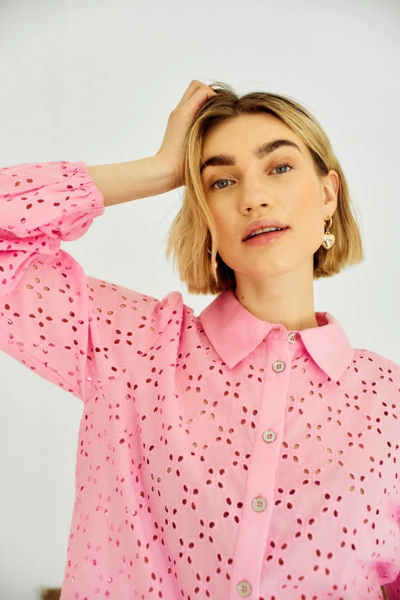 Isolde Blouse 205488 | Lilac Sachet | Bluse fra Freequent - Image 7