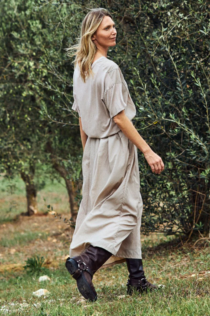 Ivora Skirt 205705 | Simply Taupe | Nederdel fra Freequent - Image 6
