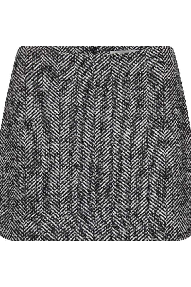 Jadalyn Skirt 205035 | Black W. Bright White | Nederdel fra Copenhagen Muse