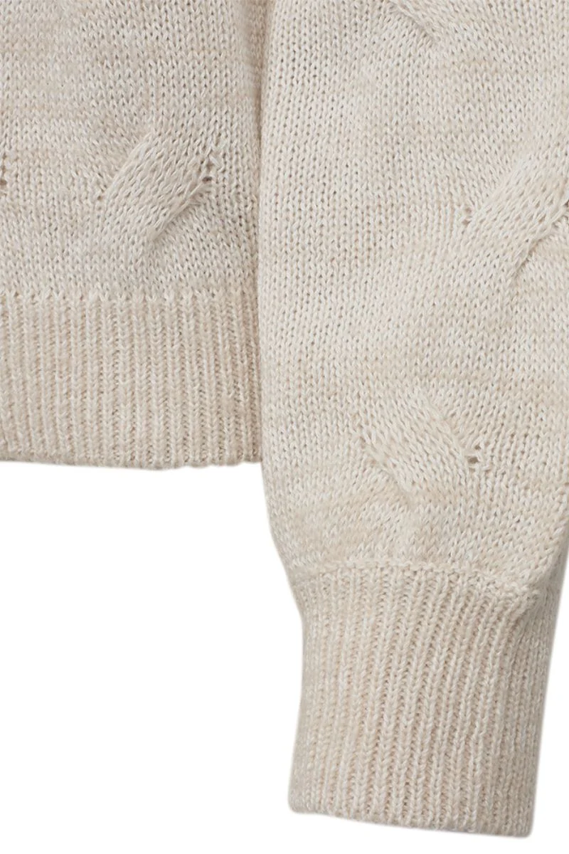 Jazz Cardigan 204510 | Moonbeam Melange | Cardigan fra Freequent - Image 6