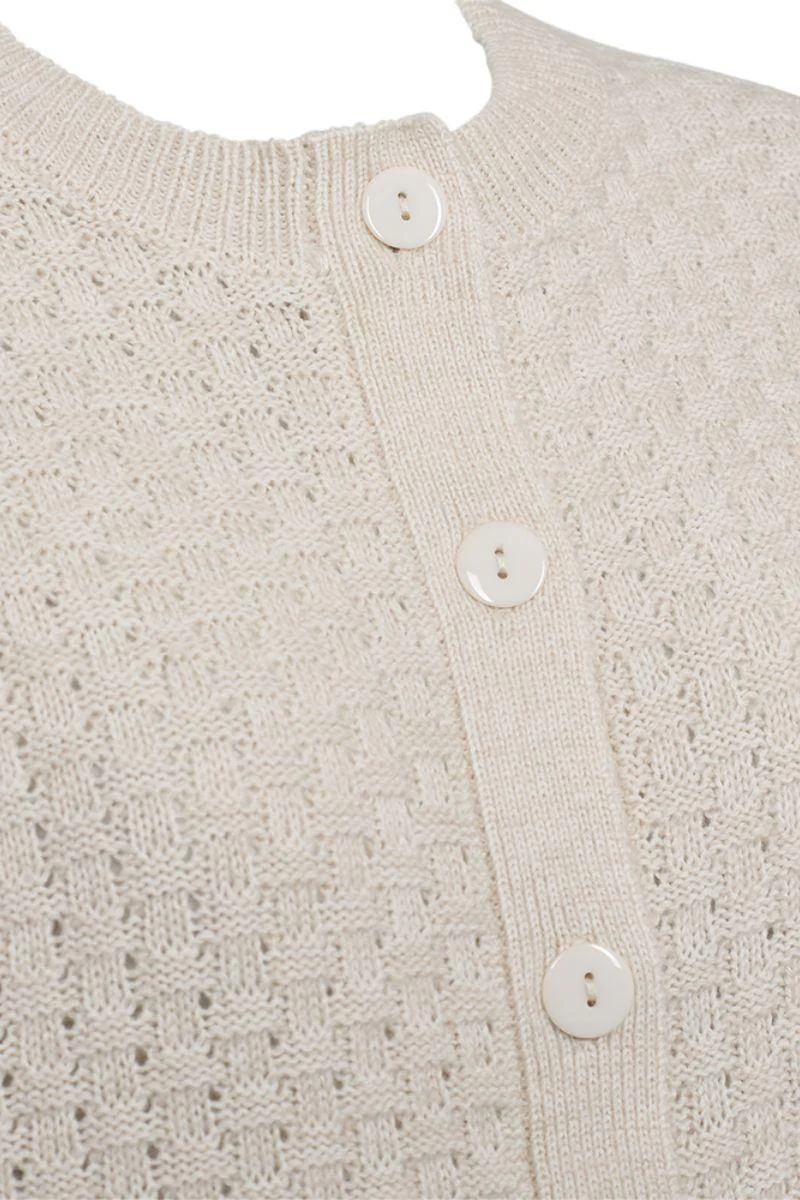 Jazz Cardigan 206456 | Moonbeam Melange | Cardigan fra Freequent - Image 3