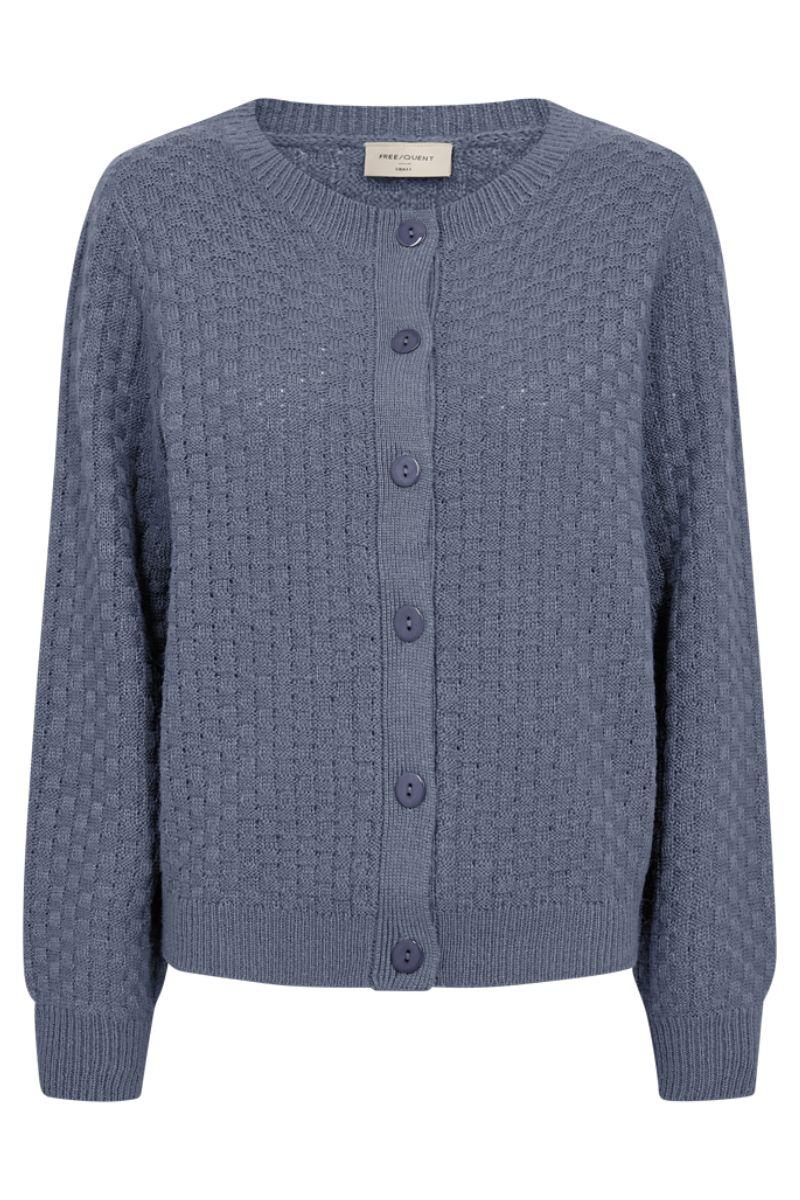 Jazz Cardigan 206456 | Vintage Indigo Melange | Cardigan fra Freequent