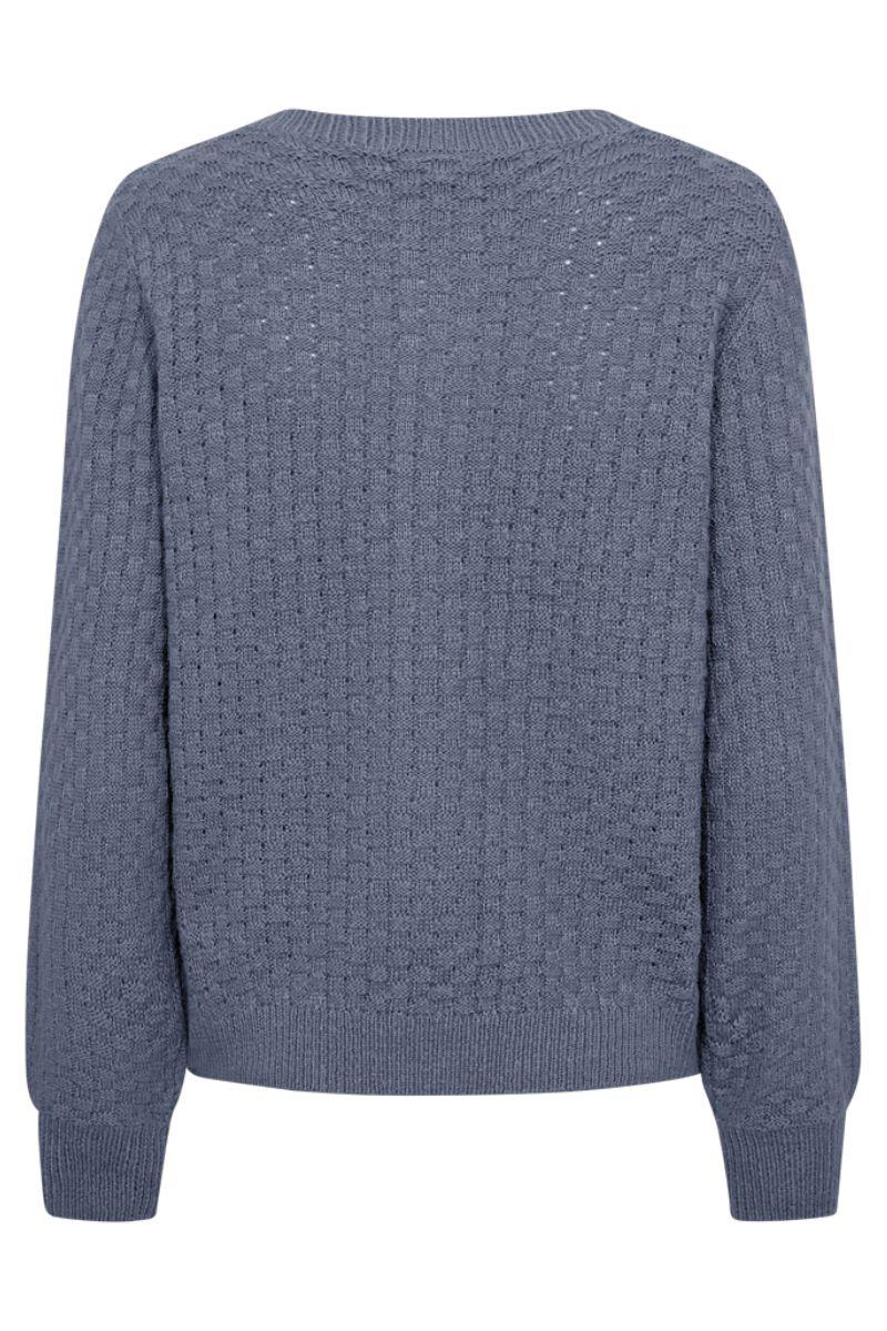 Jazz Cardigan 206456 | Vintage Indigo Melange | Cardigan fra Freequent - Image 2