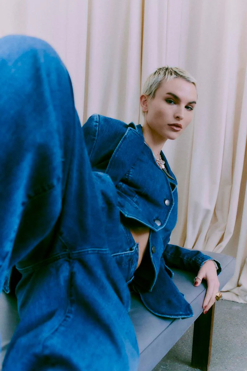 Jean Wide Pants 204968 | Denim Blue | Bukser fra Copenhagen Muse - Image 8