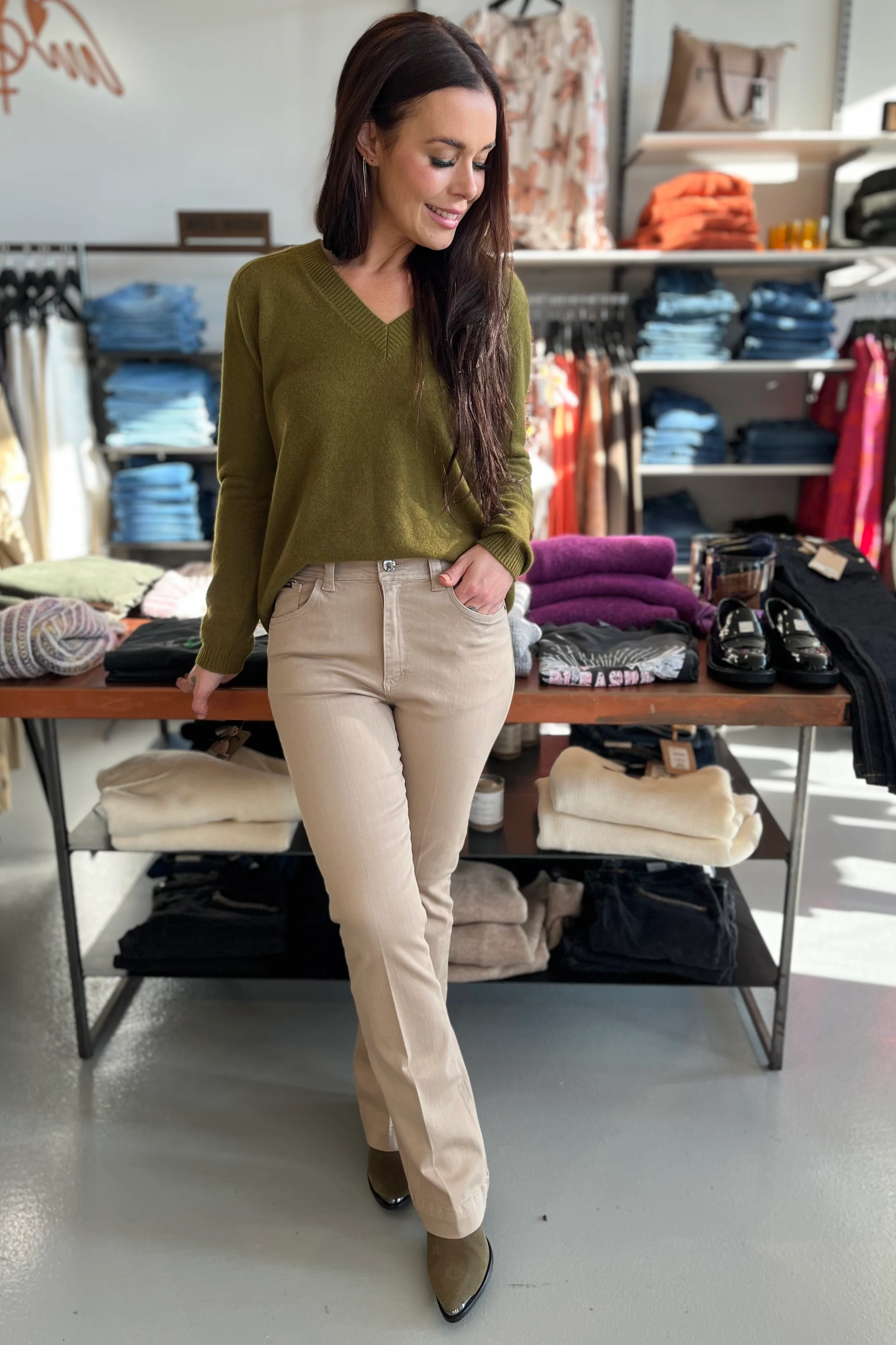 Jessica Joy Pant | Savannah Tan | Bukser fra Mos Mosh - Image 7