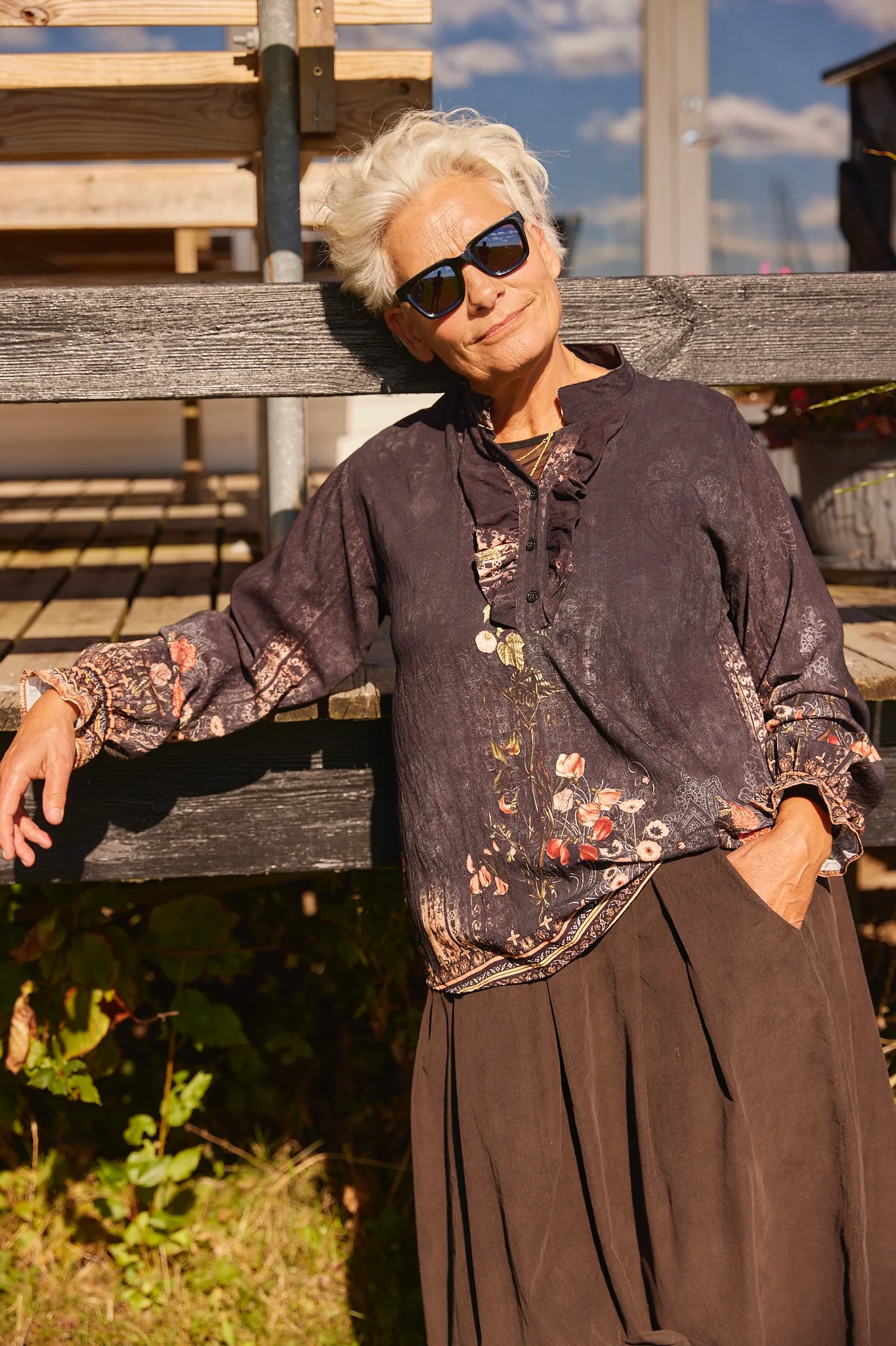 Joceline Shirt | Nero5295tpg | Skjorte fra Marta du Chateau - Image 2