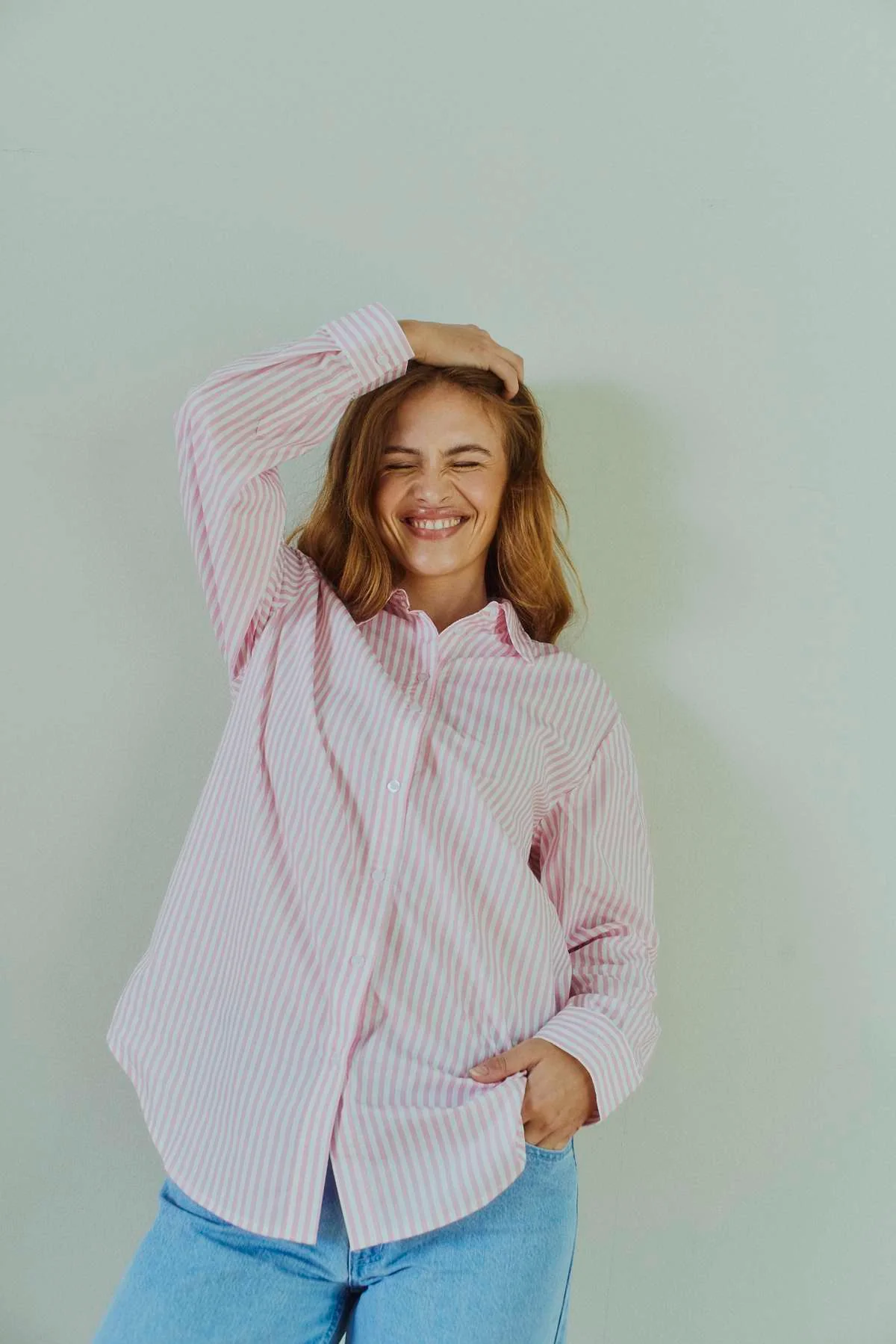 Jolle Shirt 207692 | Star Off-White W. Sweet Lilac | Skjorte fra Freequent - Image 3