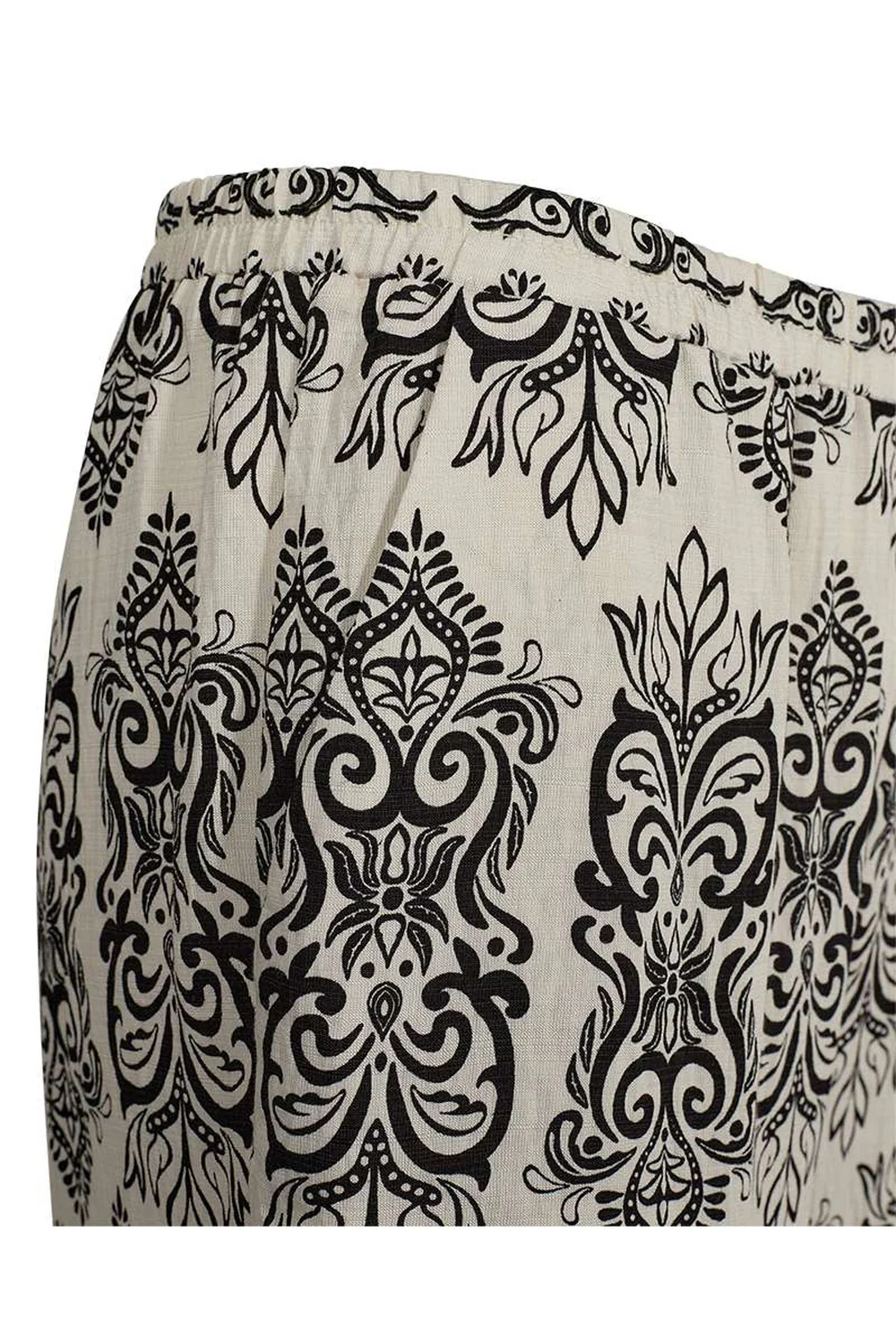 Jony Pants 208020 | Moonbeam W. Black | Bukser fra Freequent - Image 2