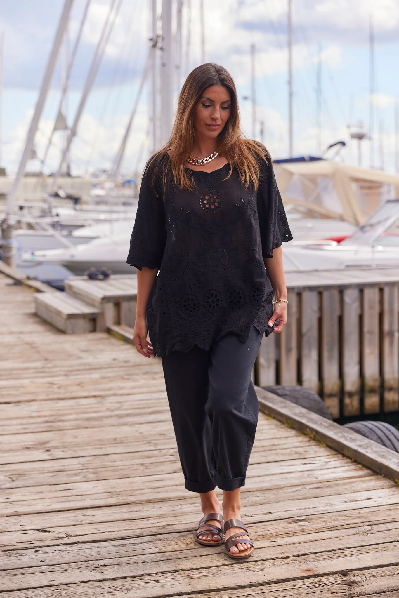 Juliette Broderie Anglaise | Black