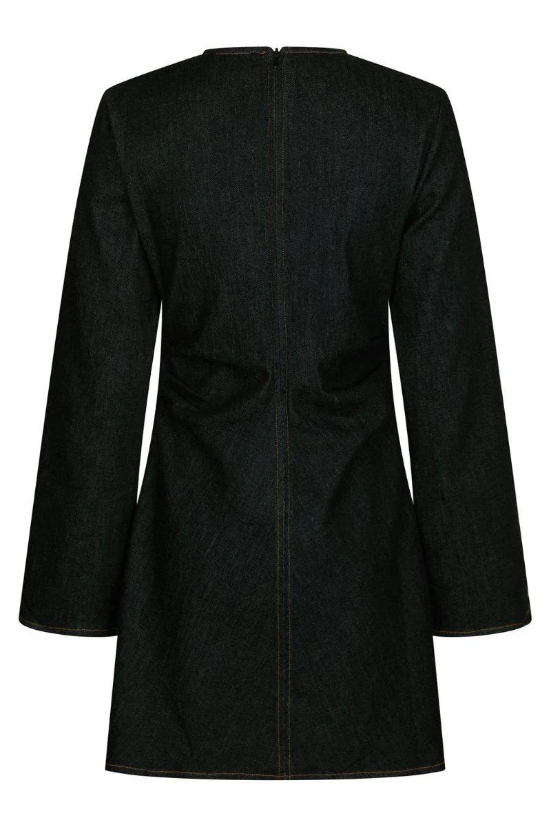 Jumari Denim Dress | Black | Kjole fra Neo Noir - Image 3