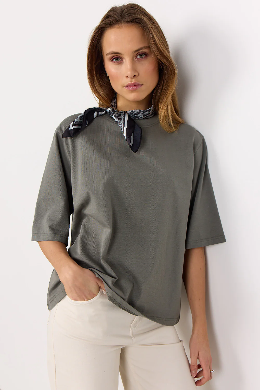 Kanna Box Tee | T-shirt fra French Laundry - Image 4