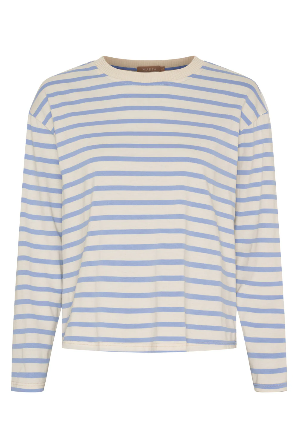 Kara LS Tee | Jeans Stripe