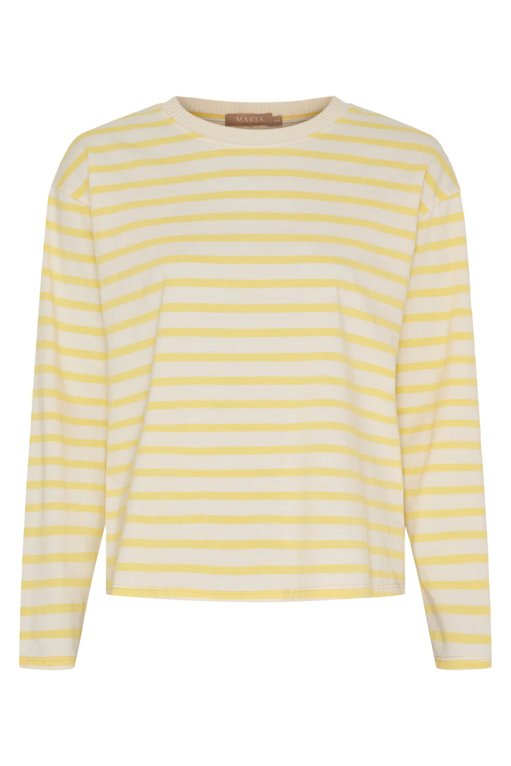Kara LS Tee | Yellow Stripe
