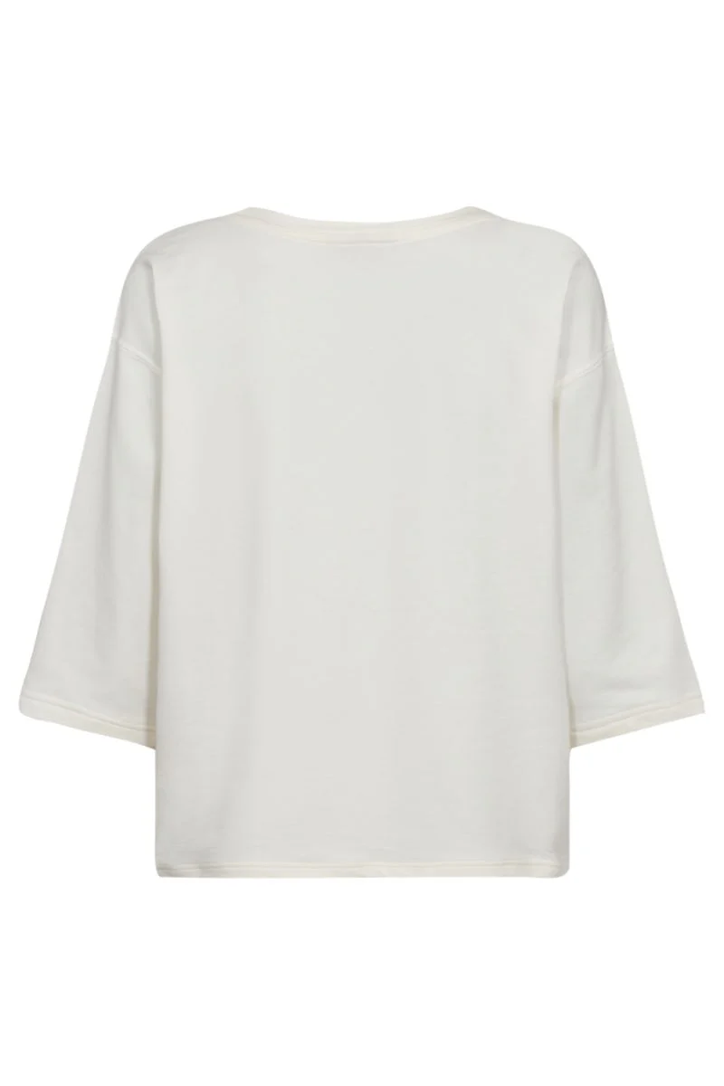 Kassy Pullover 205723 | Star Off-White W. Black | Strik fra Freequent - Image 2