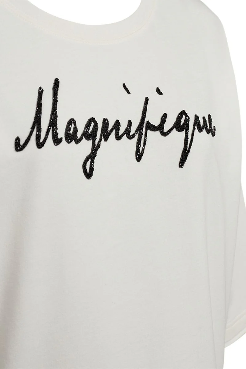 Kassy Pullover 205723 | Star Off-White W. Black | Strik fra Freequent - Image 3