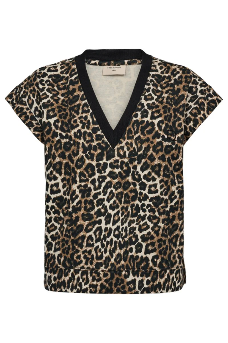 Kassy Pullover 206007 | Burro W. Black | Bluse fra Freequent