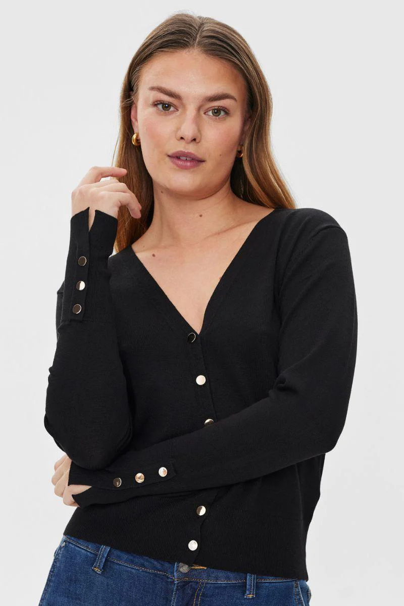Katie Cardigan 202763 | Black | Cardigan fra Freequent - Image 2