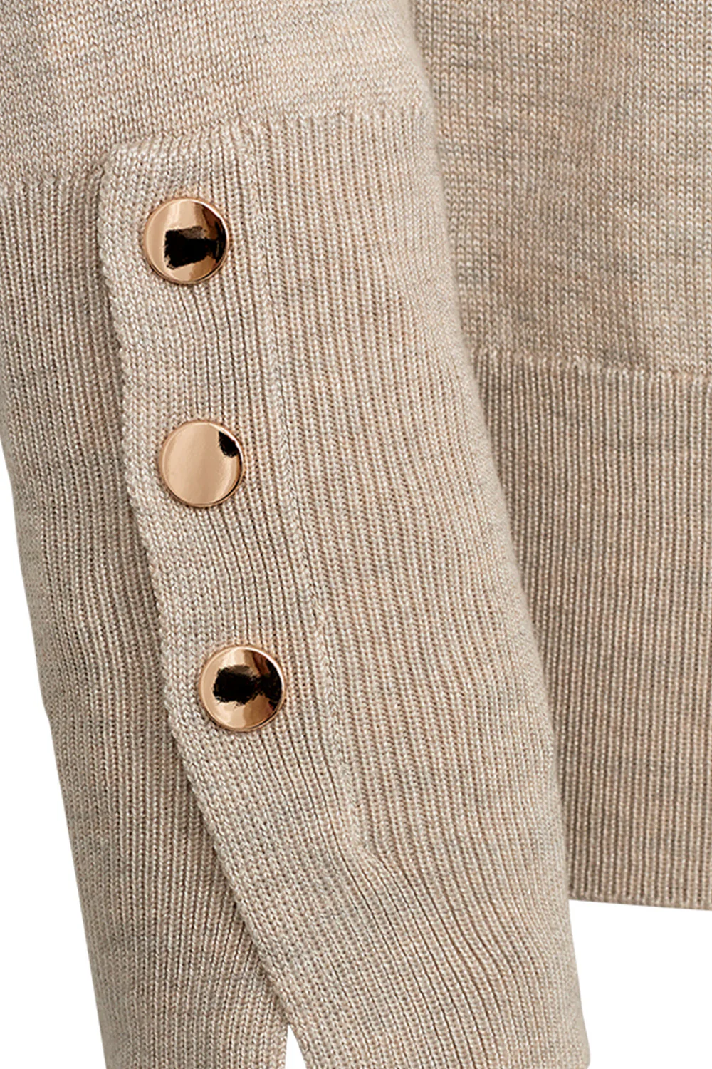 Katie Pullover | Moombeam melange | Strik fra Freequent - Image 2