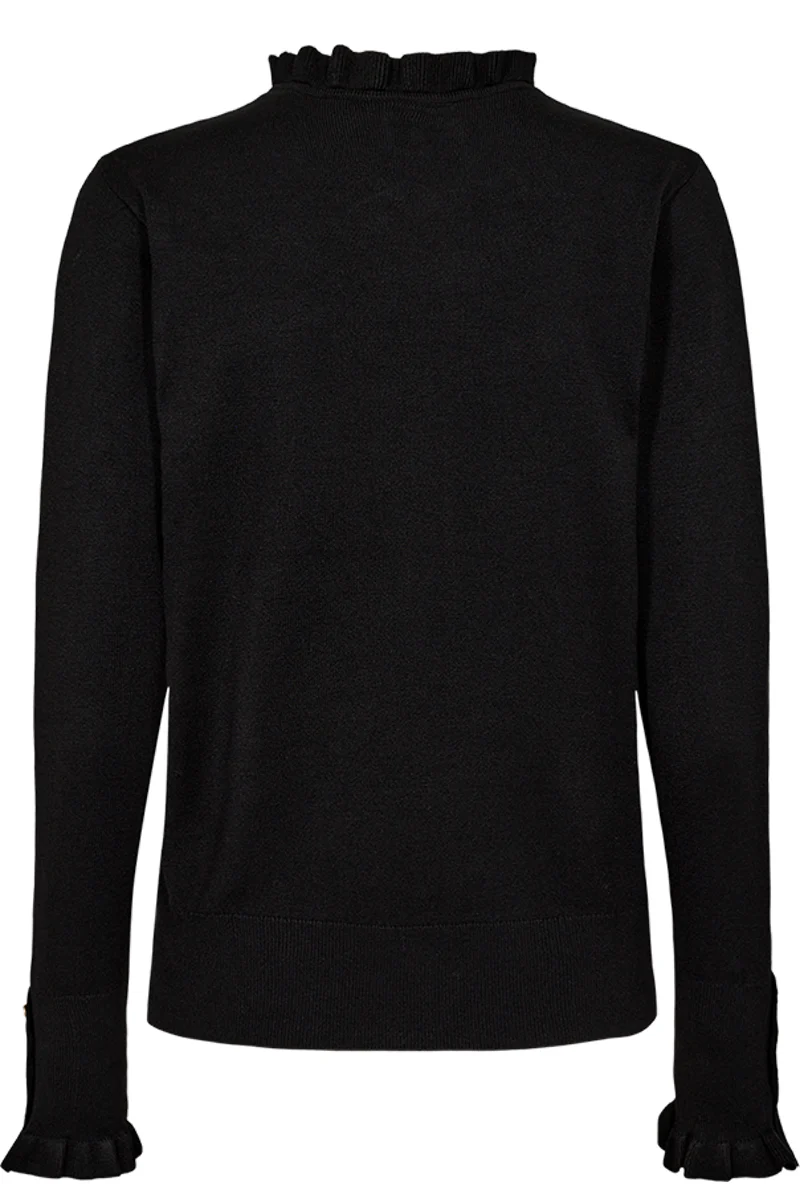 Katie Pullover 205095 | Black | Strik fra Freequent - Image 2