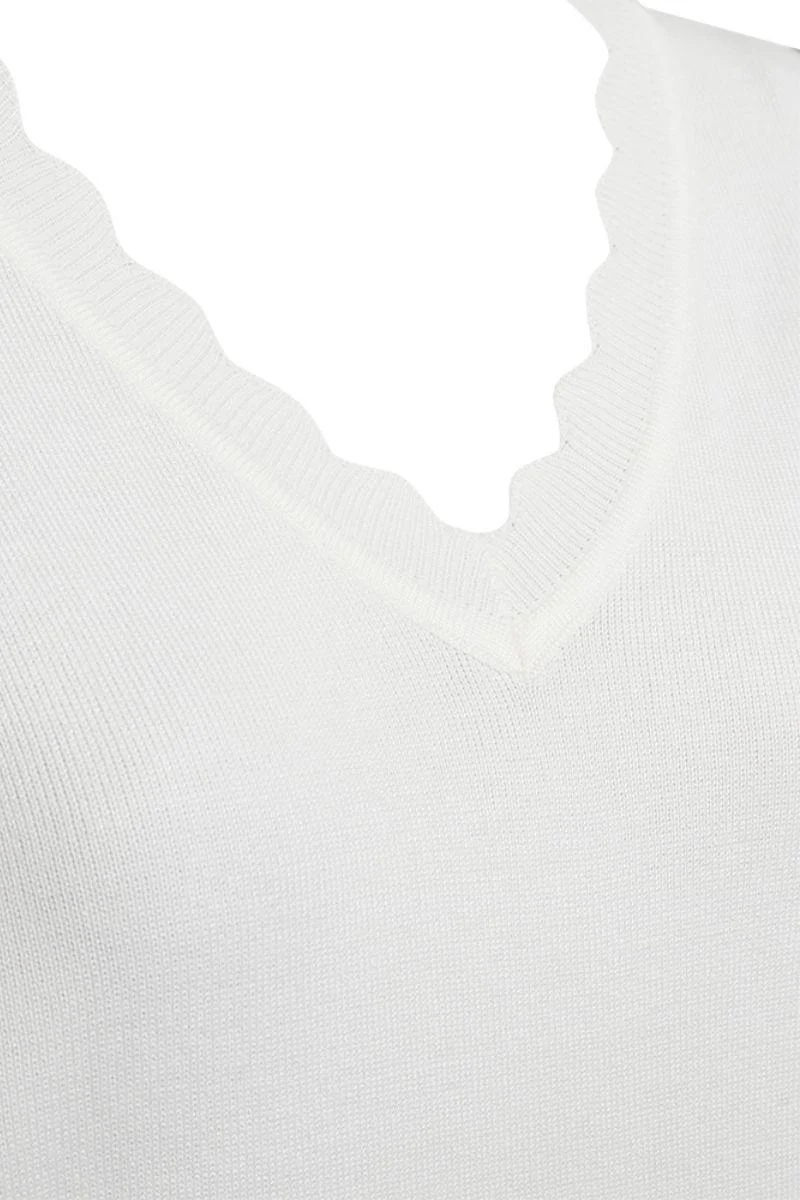 Katie Pullover 206463 | Star Off-White | Strik fra Freequent - Image 3