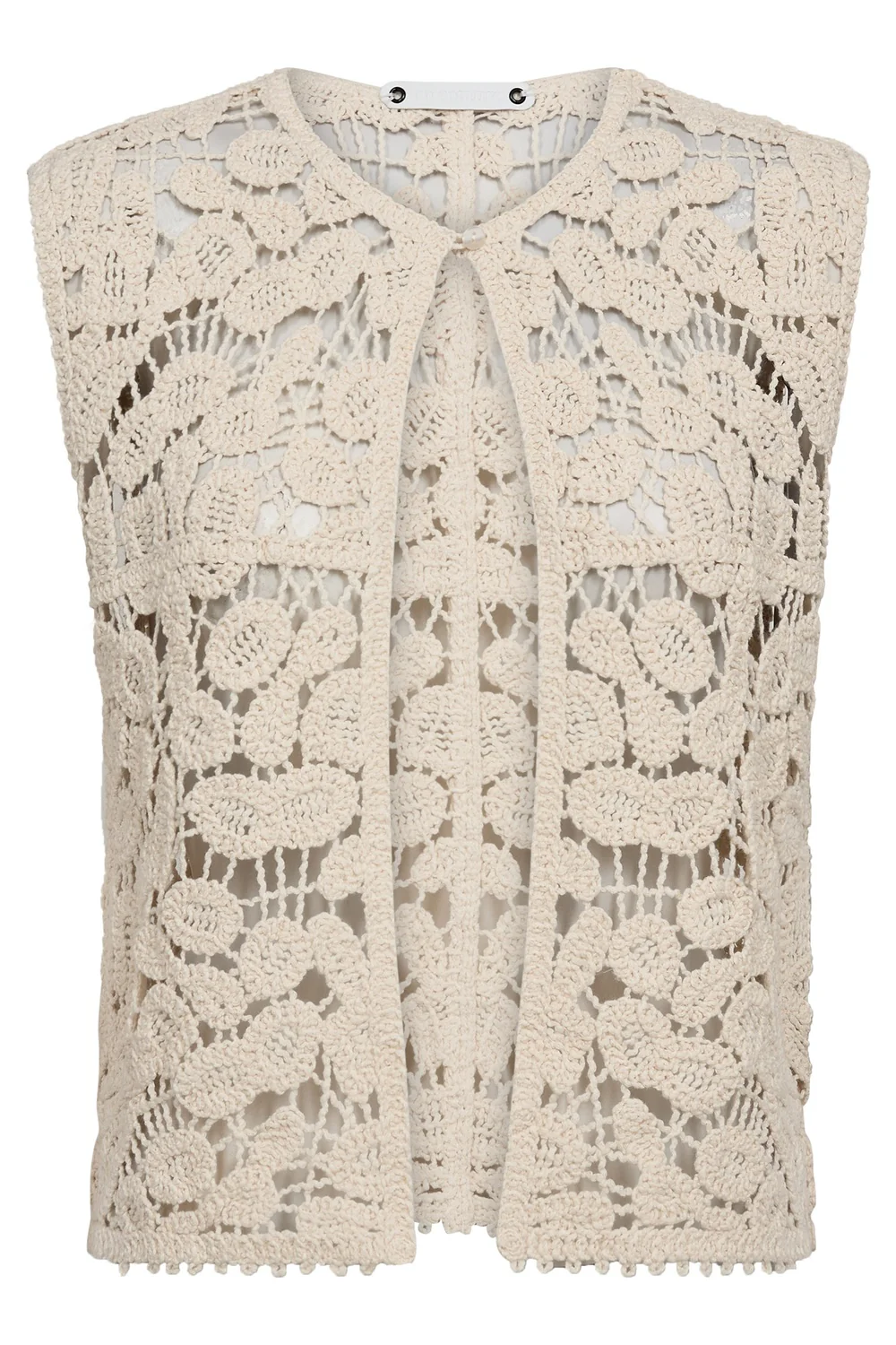 Kellycc Crochet Top | Bone | Strik fra Co'Couture - Image 2