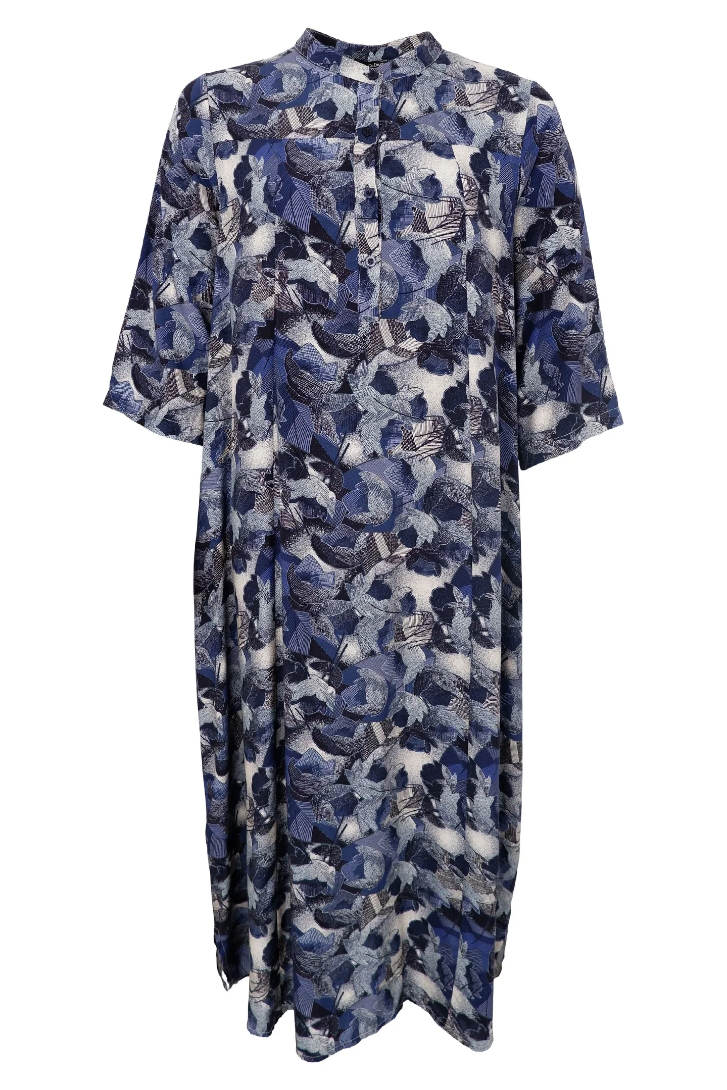 Kenna Shirt Dress | Fall Blue | Kjole fra Black Colour - Image 2
