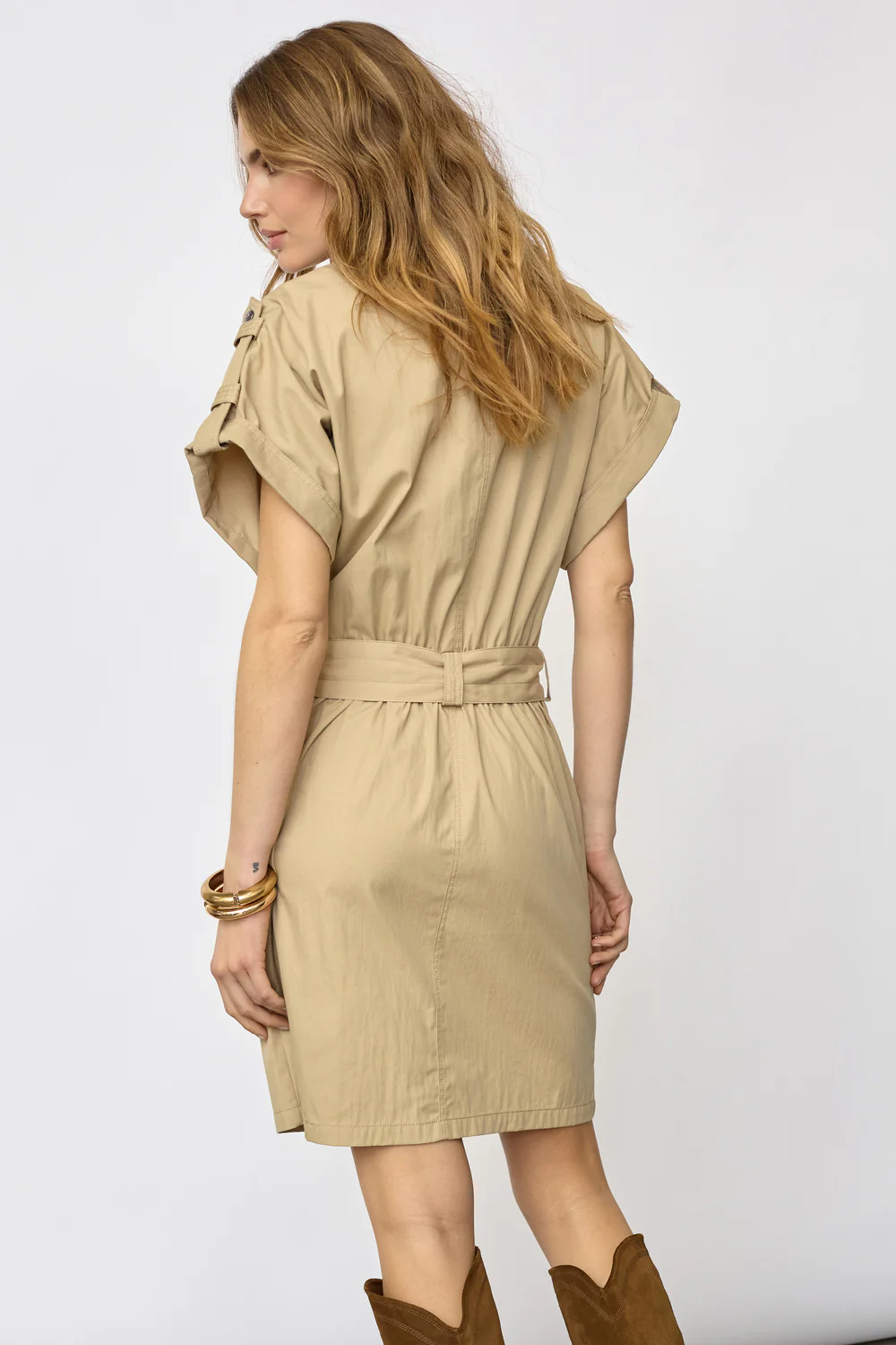 Keshacc Ss Dress | Bisquit | Kjole fra Co'Couture - Image 6