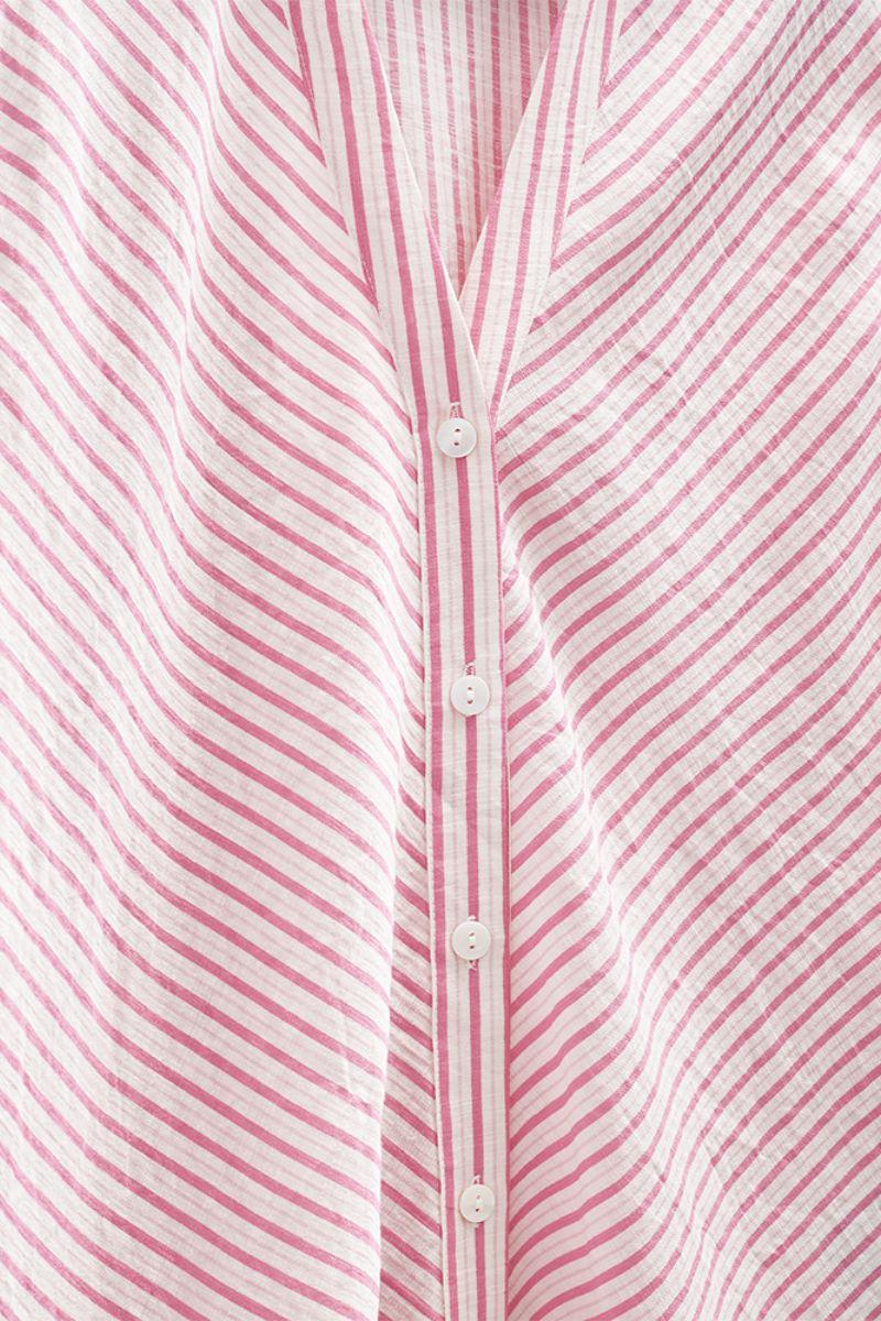 Kimmi Shirt 207344 | Star Off-White W. Wild Orchid | Skjorte fra Freequent - Image 5